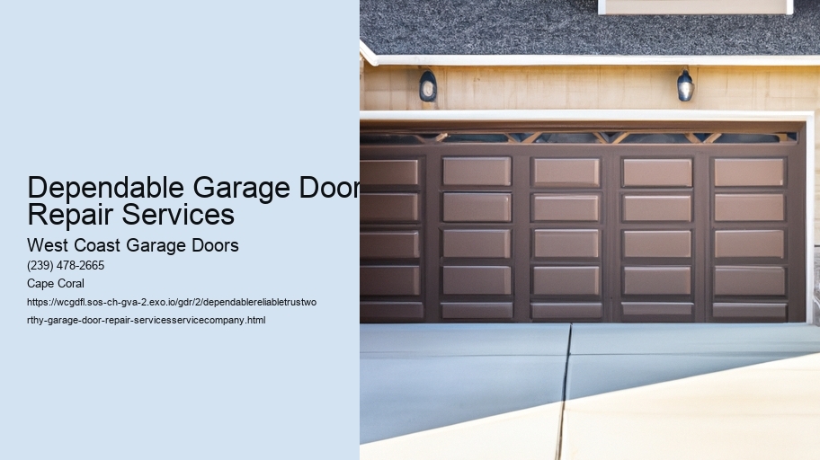 Dependable Garage Door Repair Services